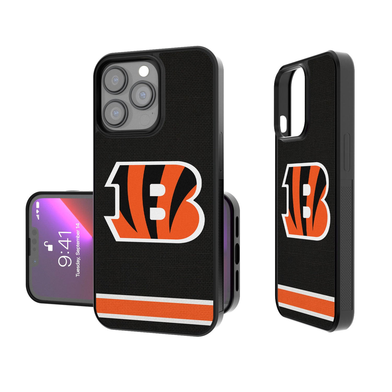 Cincinnati Bengals Stripe Bumper Case-0