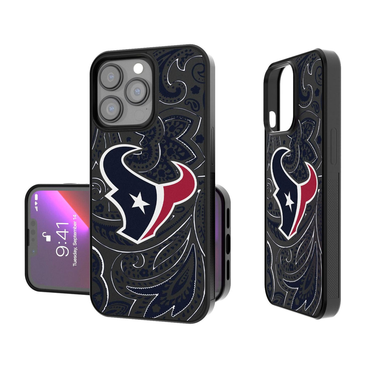 Houston Texans Paisley Bump Case-0