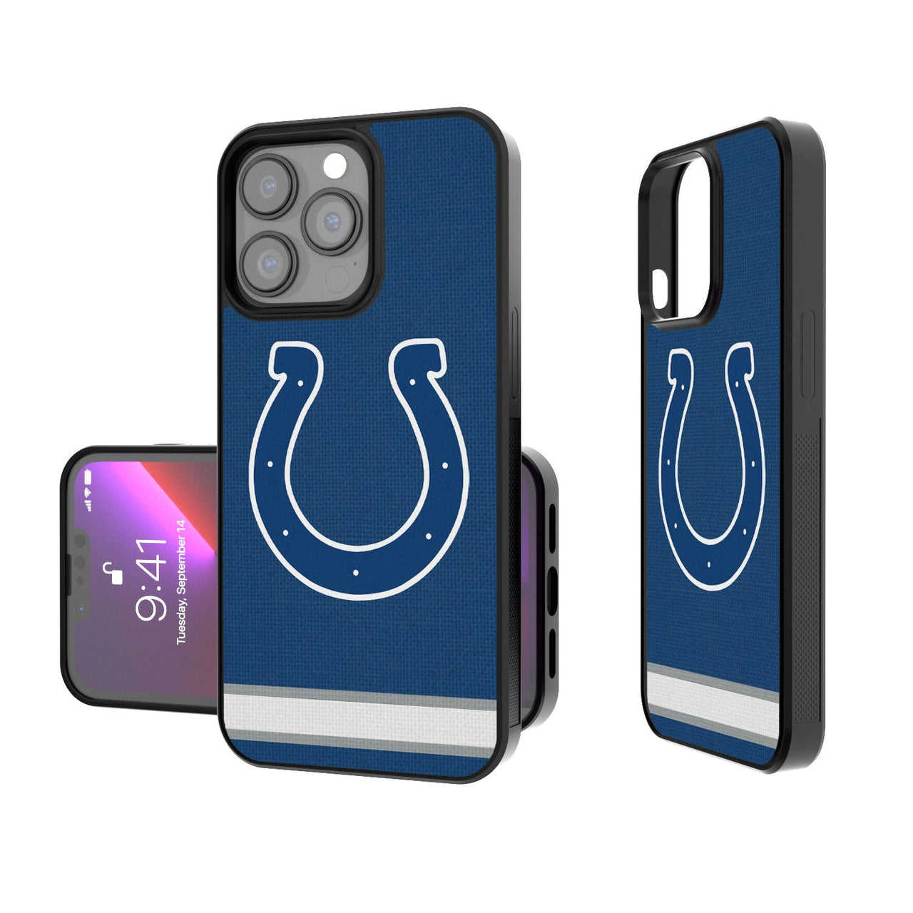 Indianapolis Colts Stripe Bumper Case-0