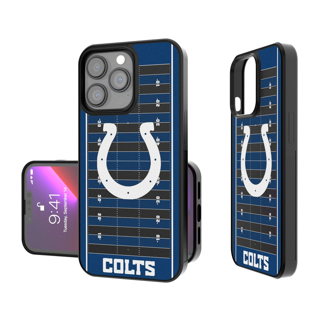 Indianapolis Colts Football Field Bumper Case-0