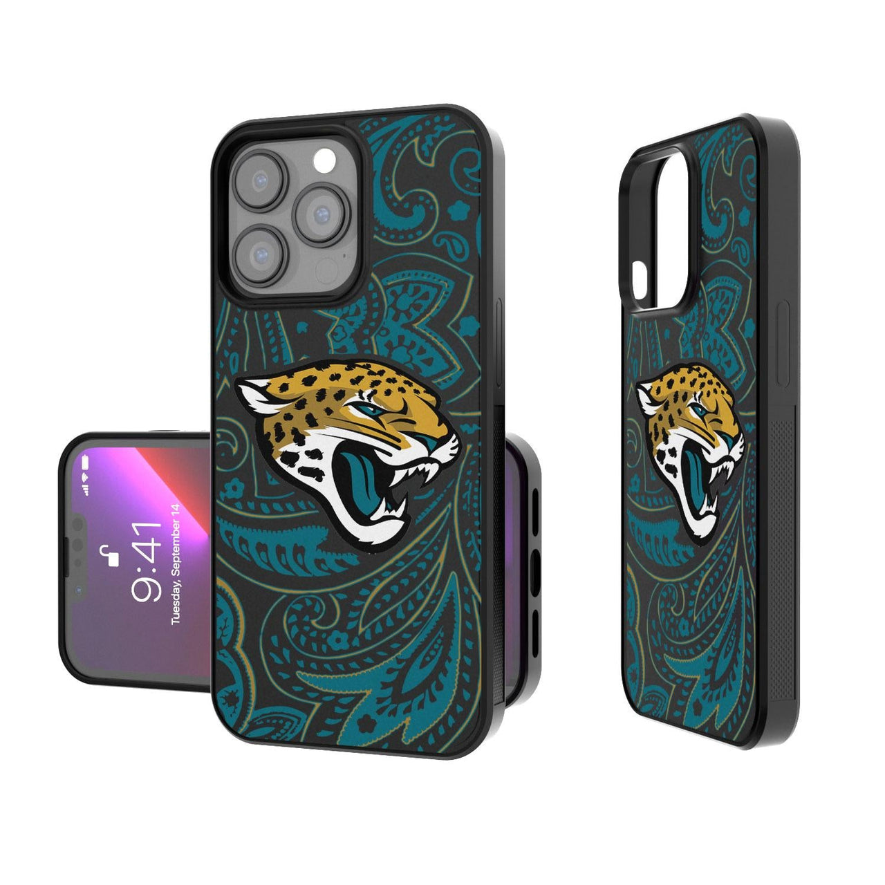 Jacksonville Jaguars Paisley Bump Case-0