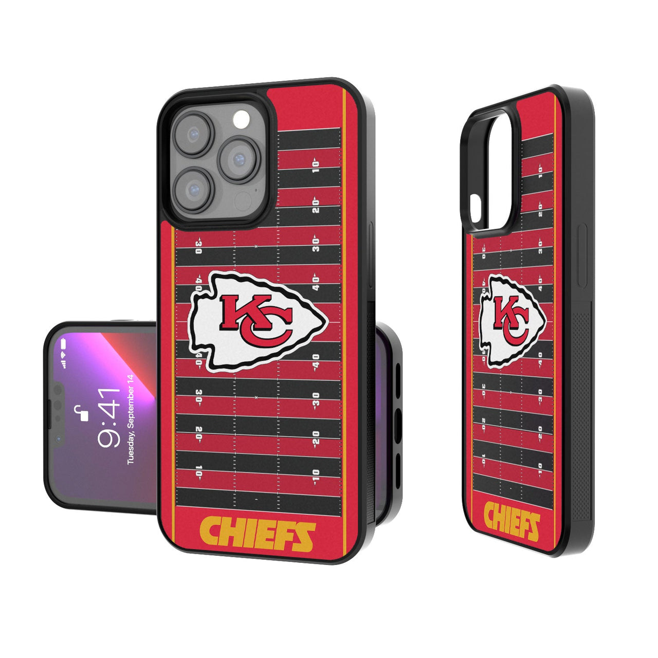 Kansas City Chiefs Football Field Bumper Case-0