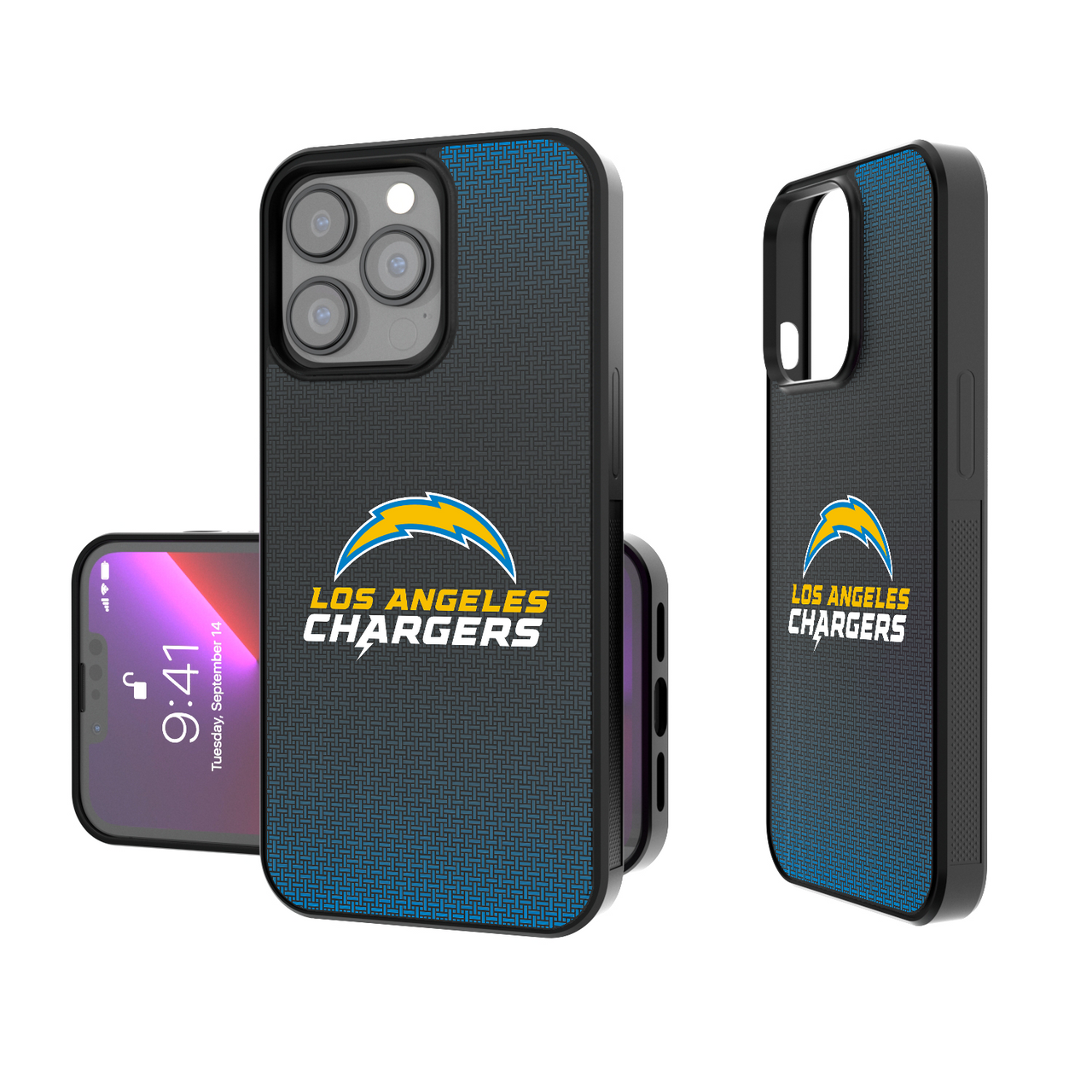 Los Angeles Chargers Linen Bump Phone Case-0