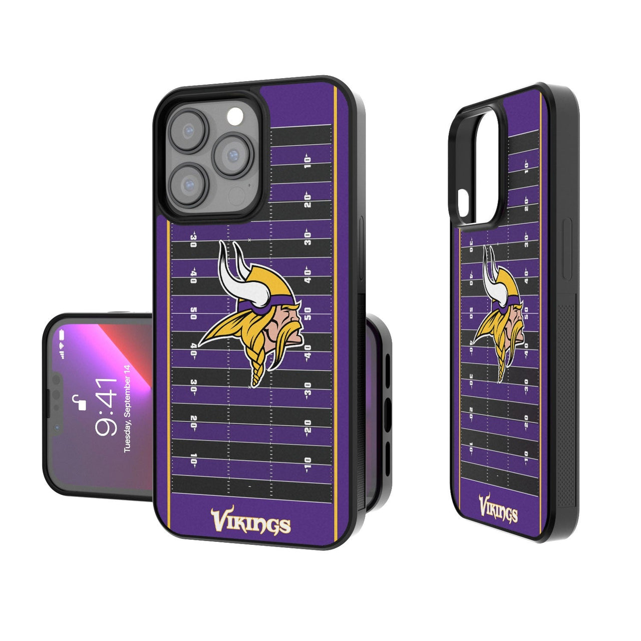 Minnesota Vikings Football Field Bumper Case-0