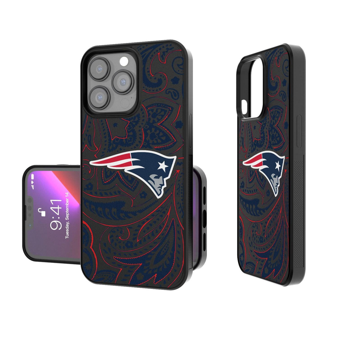 New England Patriots Paisley Bump Case-0