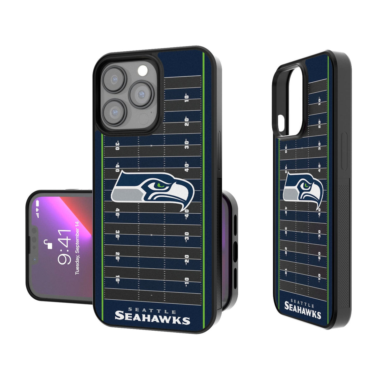 Seattle Seahawks Football Field Bumper Case-0