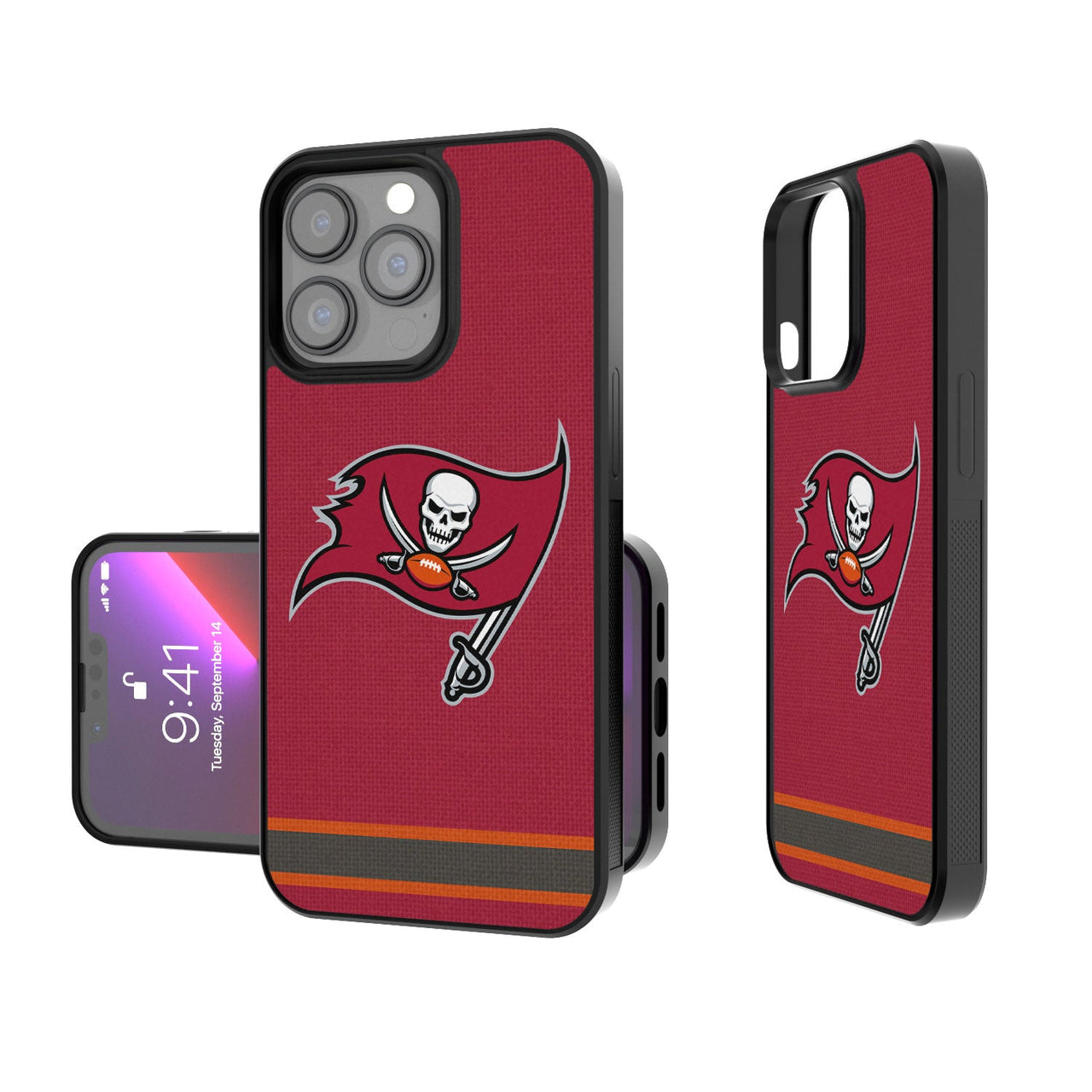 Tampa Bay Buccaneers Stripe Bumper Case-0