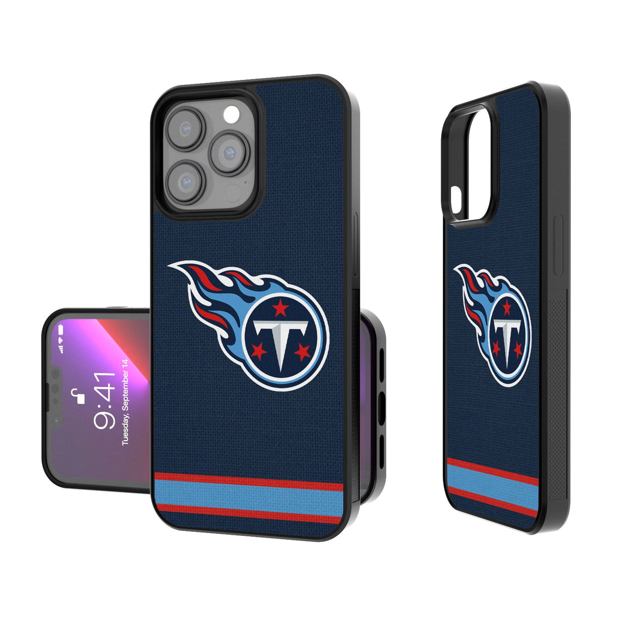 Tennessee Titans Stripe Bumper Case-0