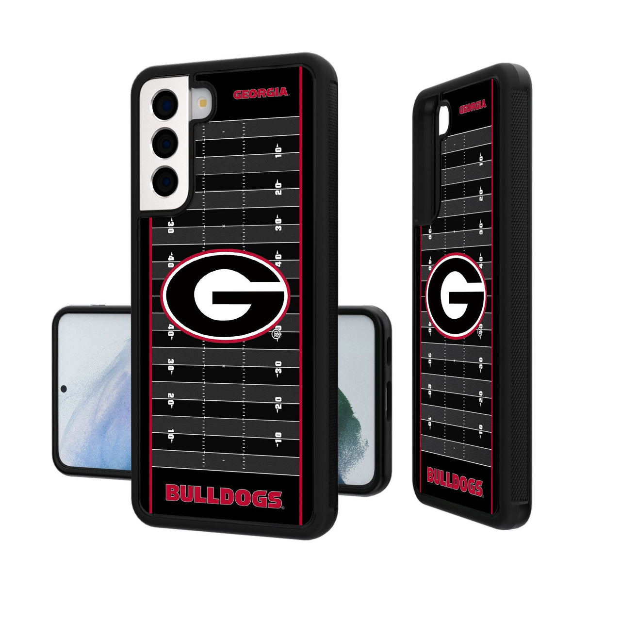 Georgia Bulldogs Football Field Bumper Case-19