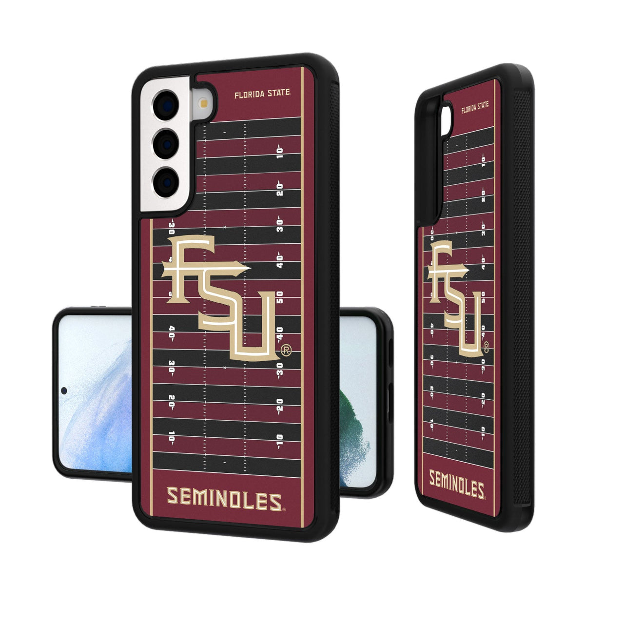 Florida State Seminoles Football Field Bumper Case-19