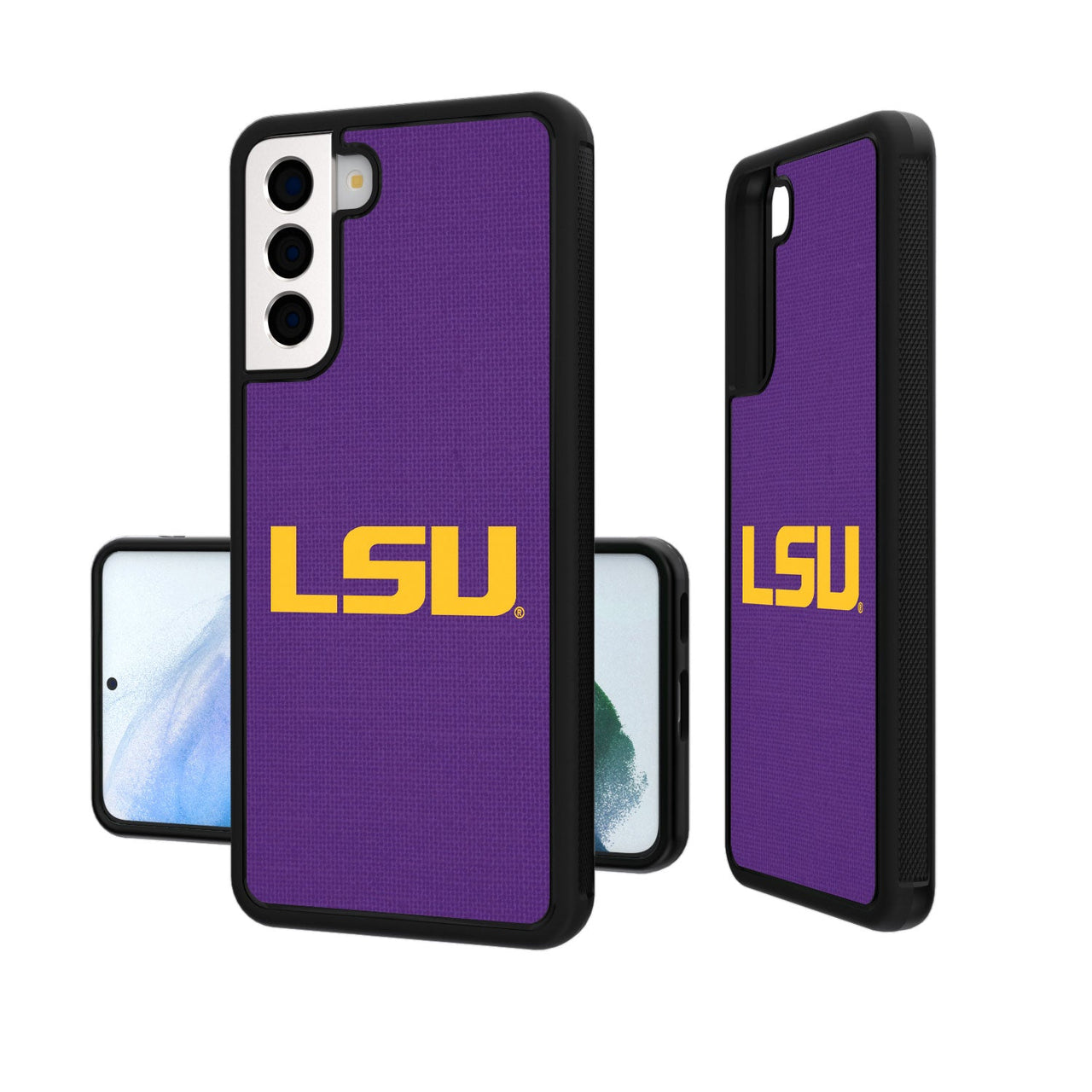 Louisiana State University Tigers Solid Bumper Case-19