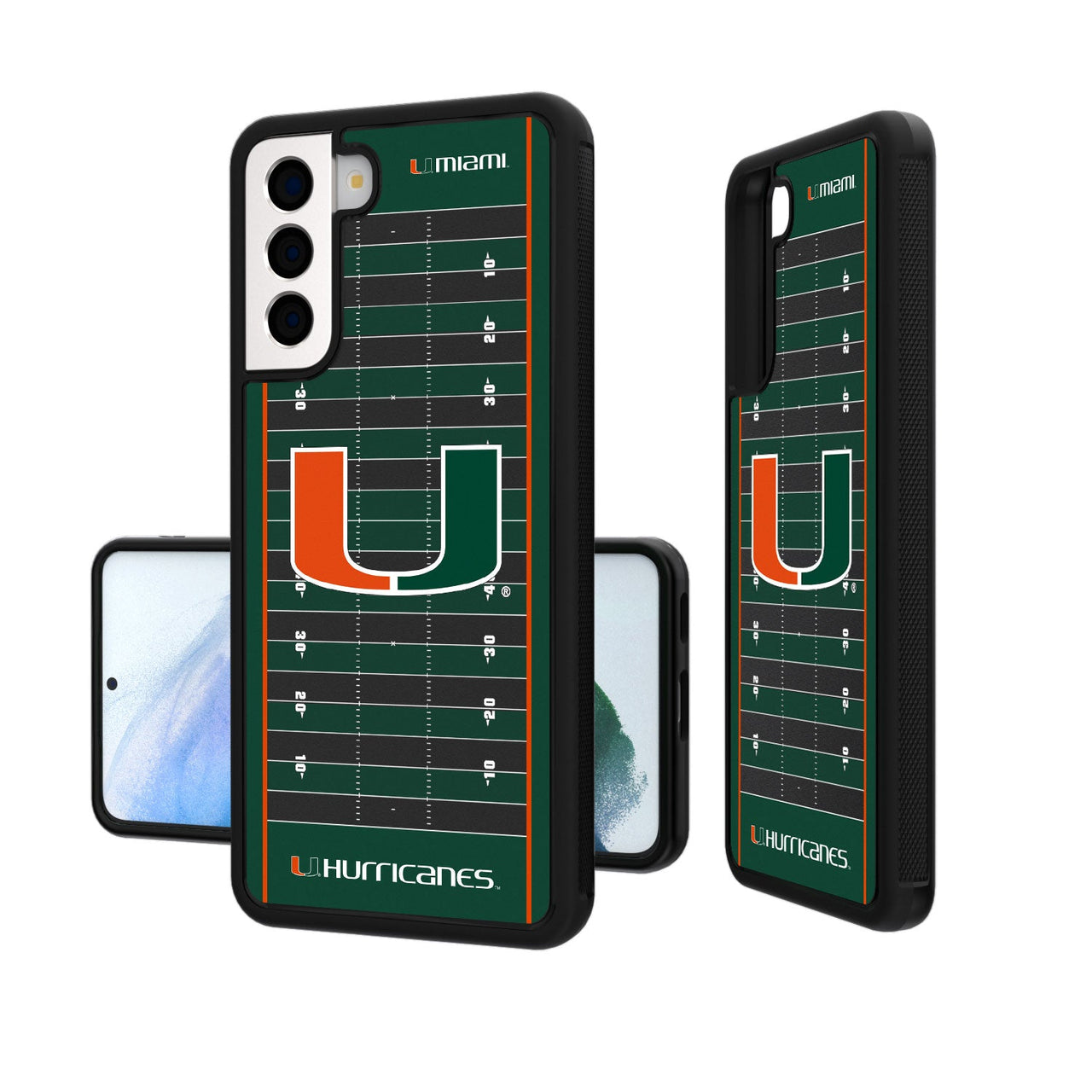 Miami Hurricanes Football Field Bumper Case-19