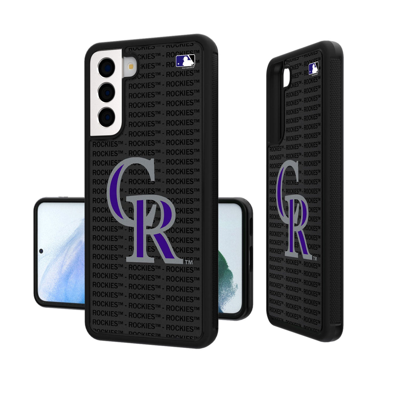 Colorado Rockies Blackletter Bump Case-1