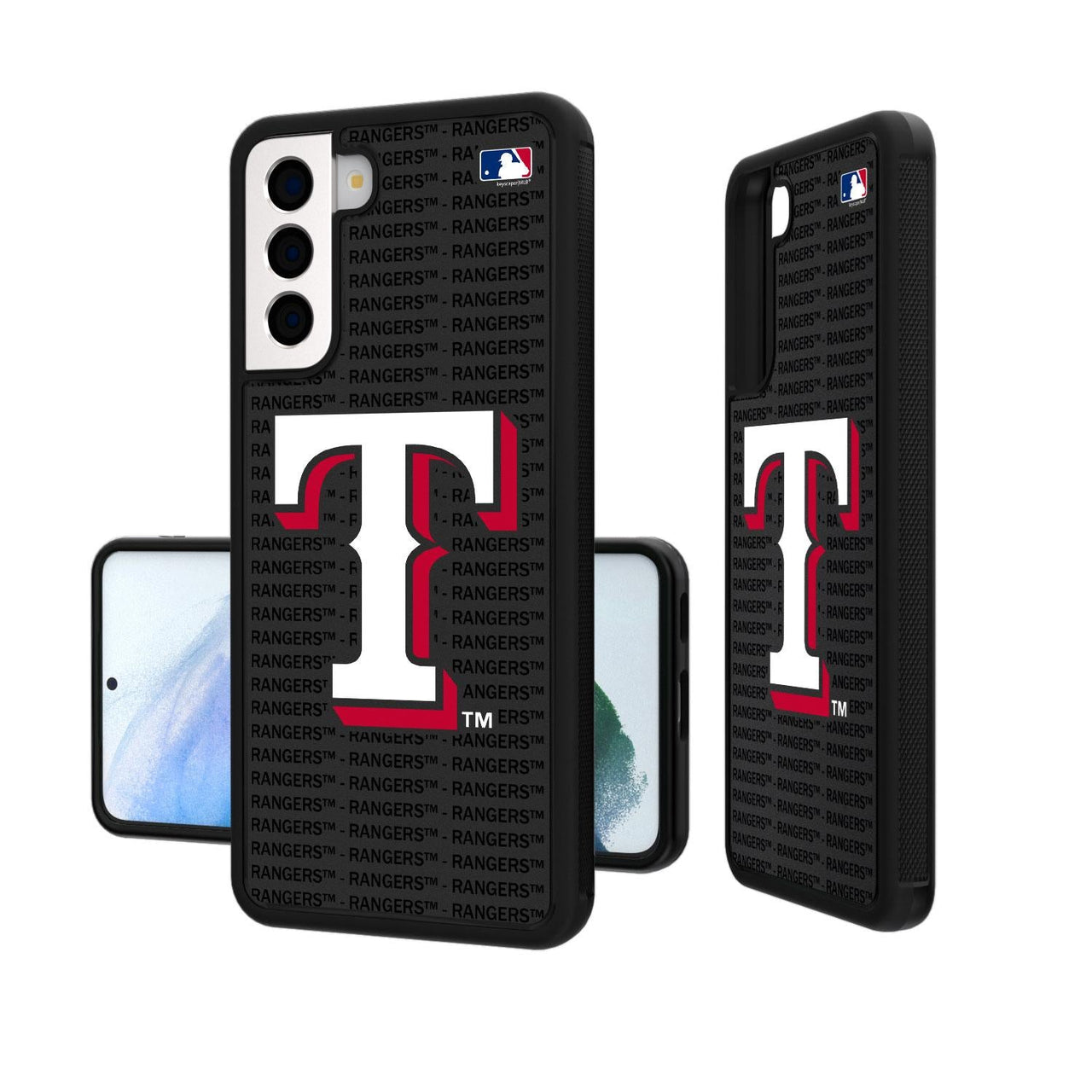 Texas Rangers Blackletter Bump Case-1