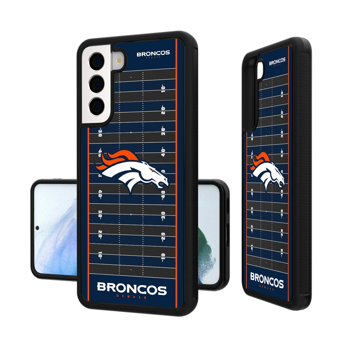 Denver Broncos Football Field Bumper Case-19