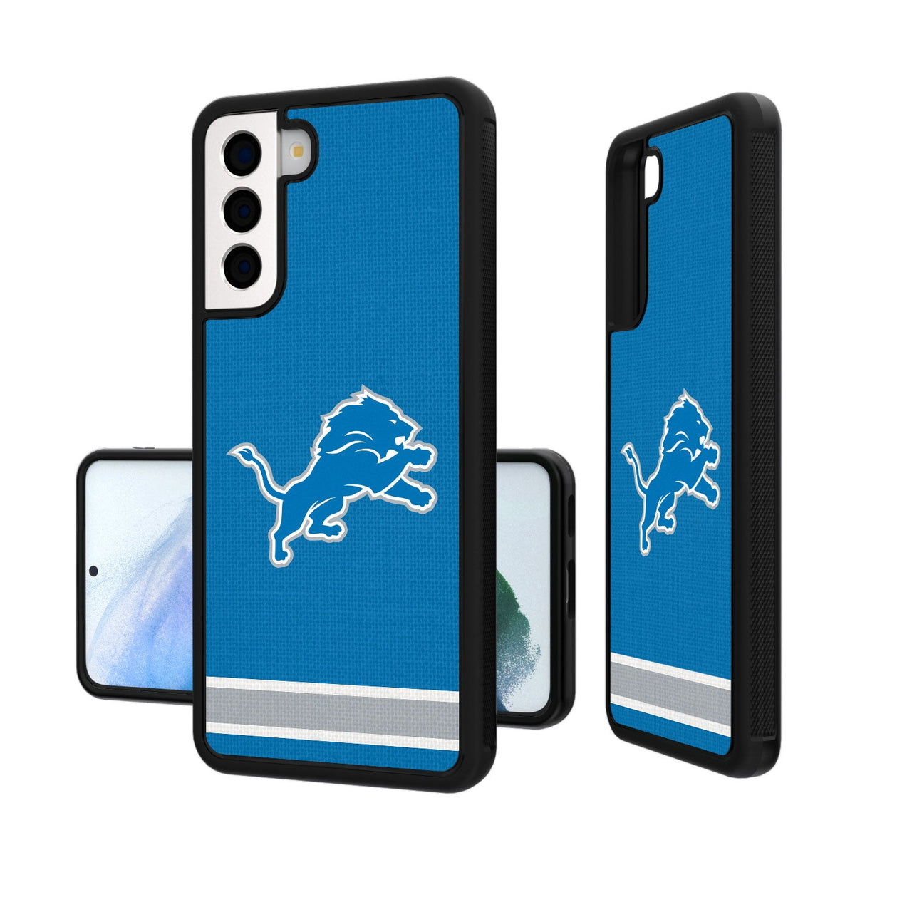 Detroit Lions Stripe Bumper Case-19