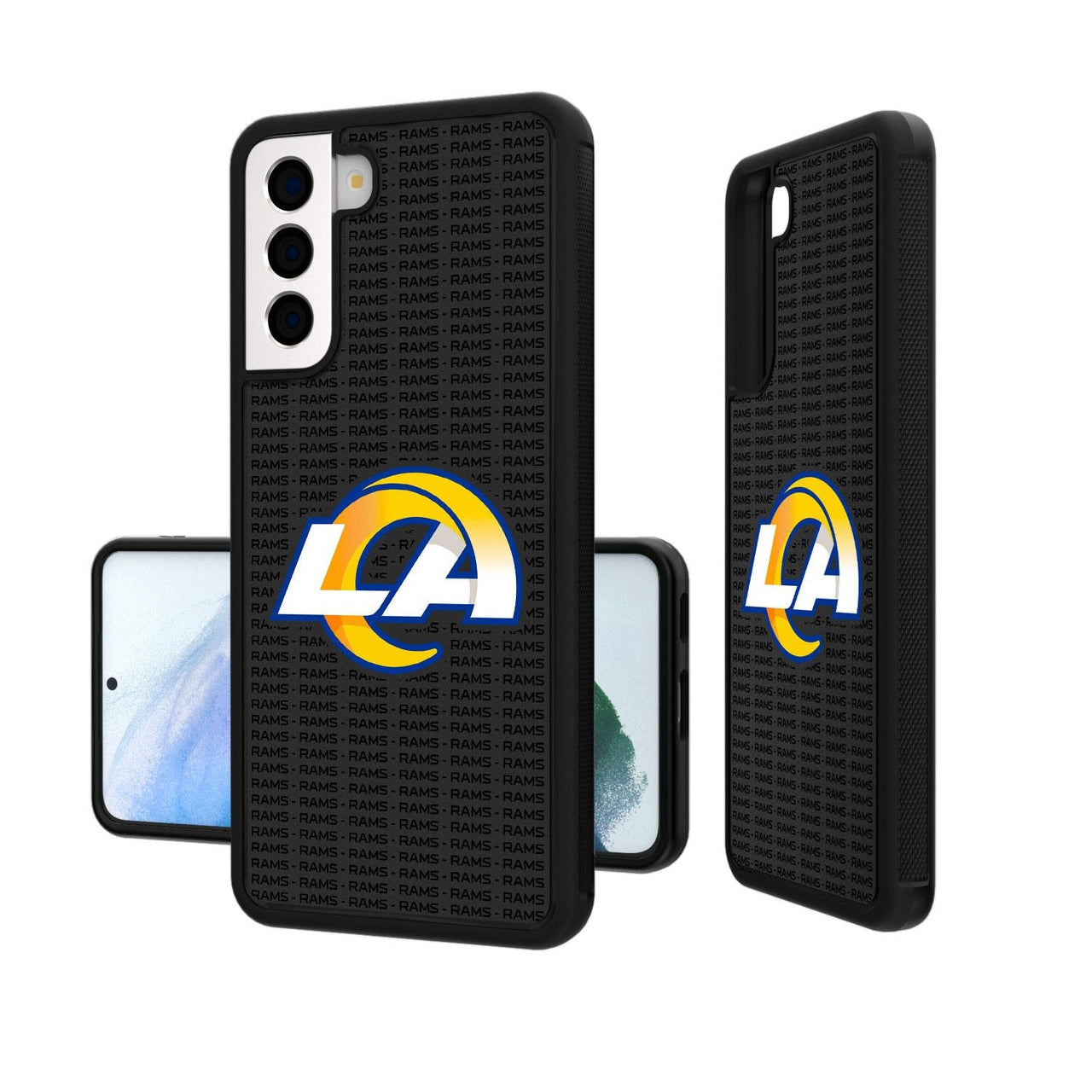 Los Angeles Rams Blackletter Bump Case-1