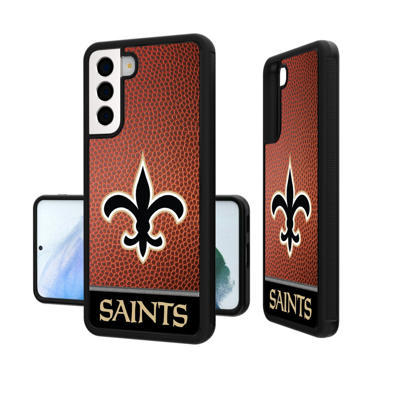 New Orleans Saints Football Wordmark Bumper Case-19