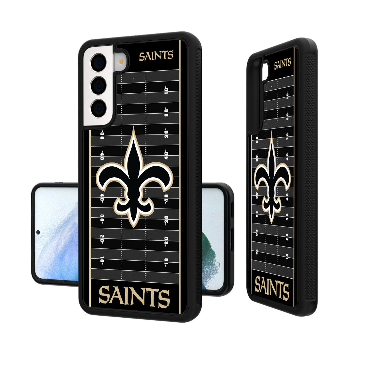 New Orleans Saints Football Field Bumper Case-19