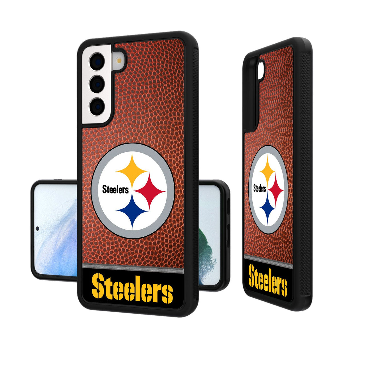 Pittsburgh Steelers Football Wordmark Bumper Case-19