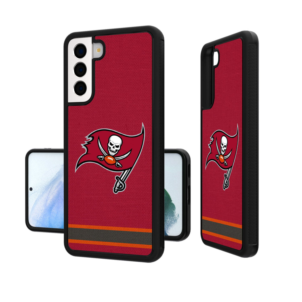 Tampa Bay Buccaneers Stripe Bumper Case-19