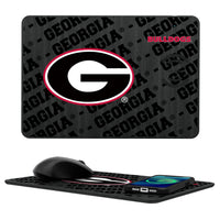 Thumbnail for Georgia Bulldogs Tilt 15-Watt Wireless Charger and Mouse Pad-0