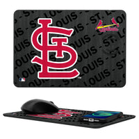 Thumbnail for St Louis Cardinals Tilt 15-Watt Wireless Charger and Mouse Pad-0