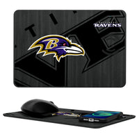 Thumbnail for Baltimore Ravens Tilt 15-Watt Wireless Charger and Mouse Pad-0