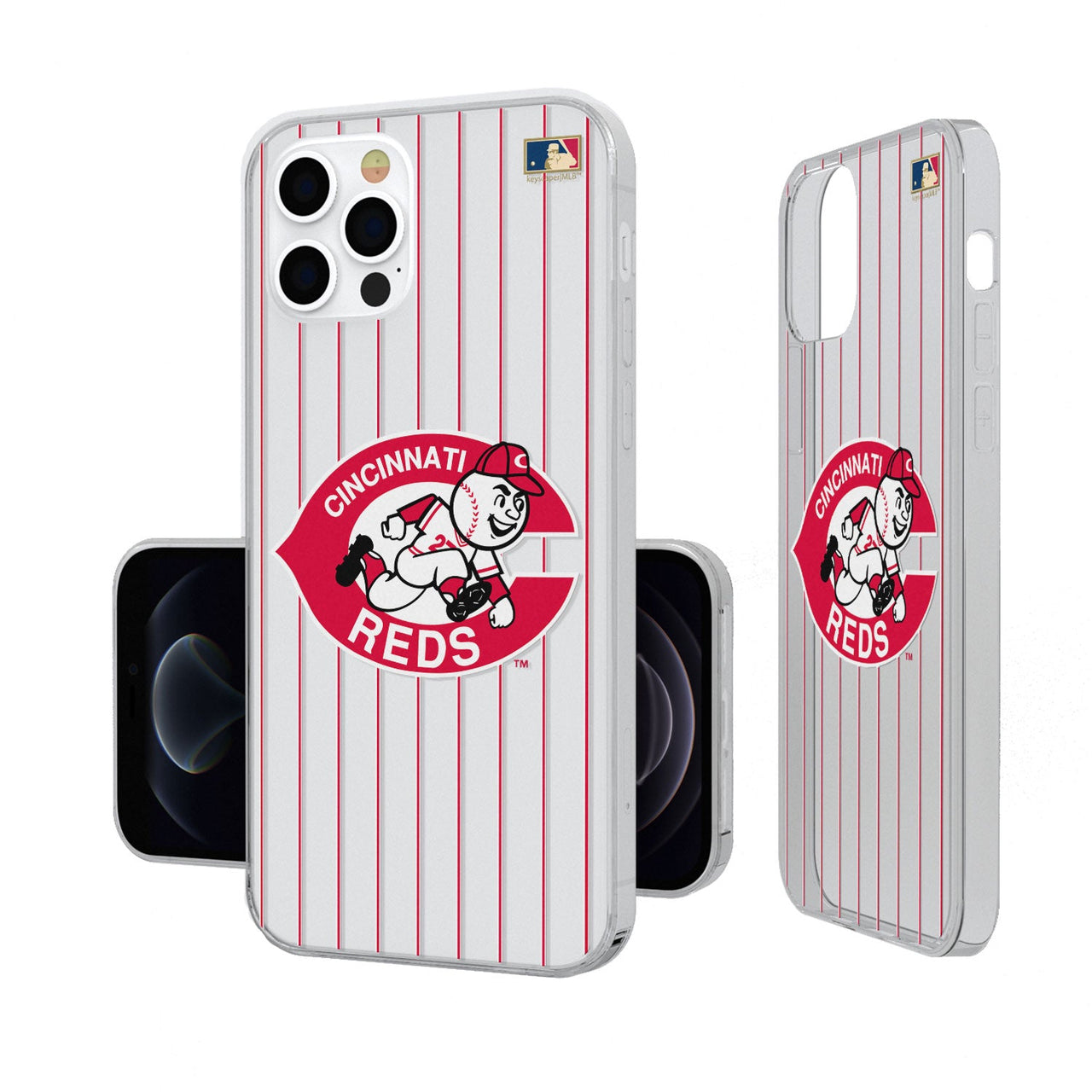 Cincinnati Reds 1978-1992 - Cooperstown Collection Pinstripe Clear Case-5