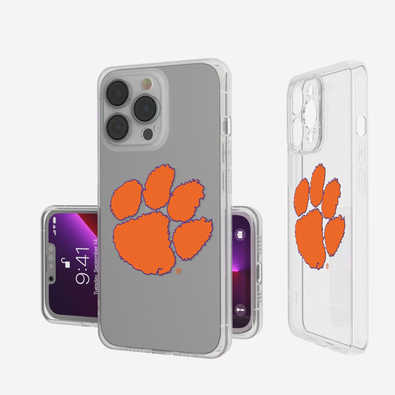 Clemson Tigers Insignia Clear Case-0