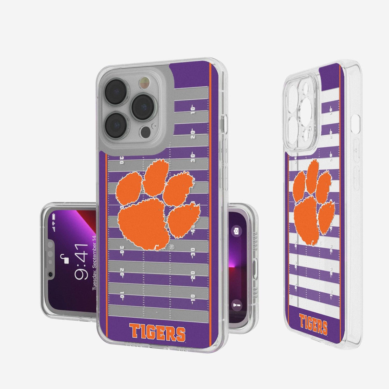 Clemson Tigers Football Field Clear Case-0