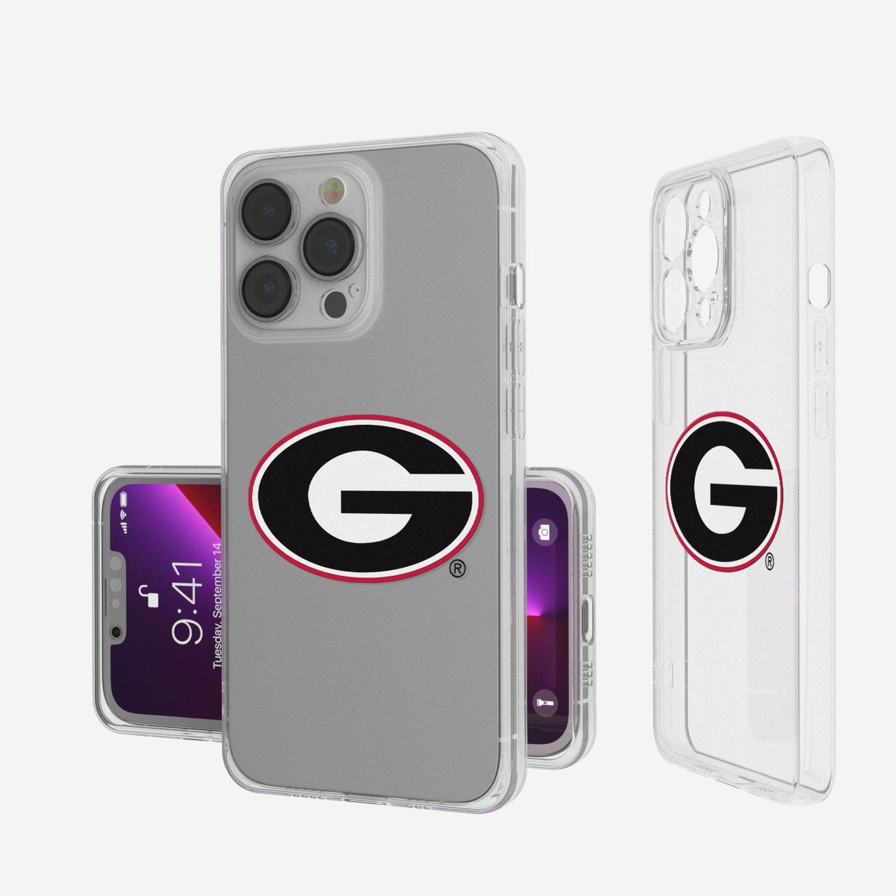 Georgia Bulldogs Insignia Clear Case-0