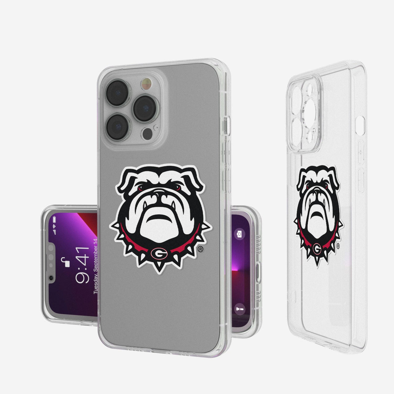 Georgia Bulldogs Insignia Clear Case-0