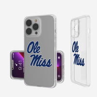 Thumbnail for Mississippi Ole Miss Rebels Insignia Clear Case-0