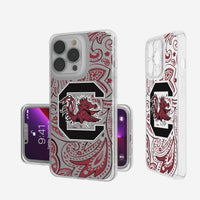 Thumbnail for South Carolina Fighting Gamecocks Paisley Clear Case-0