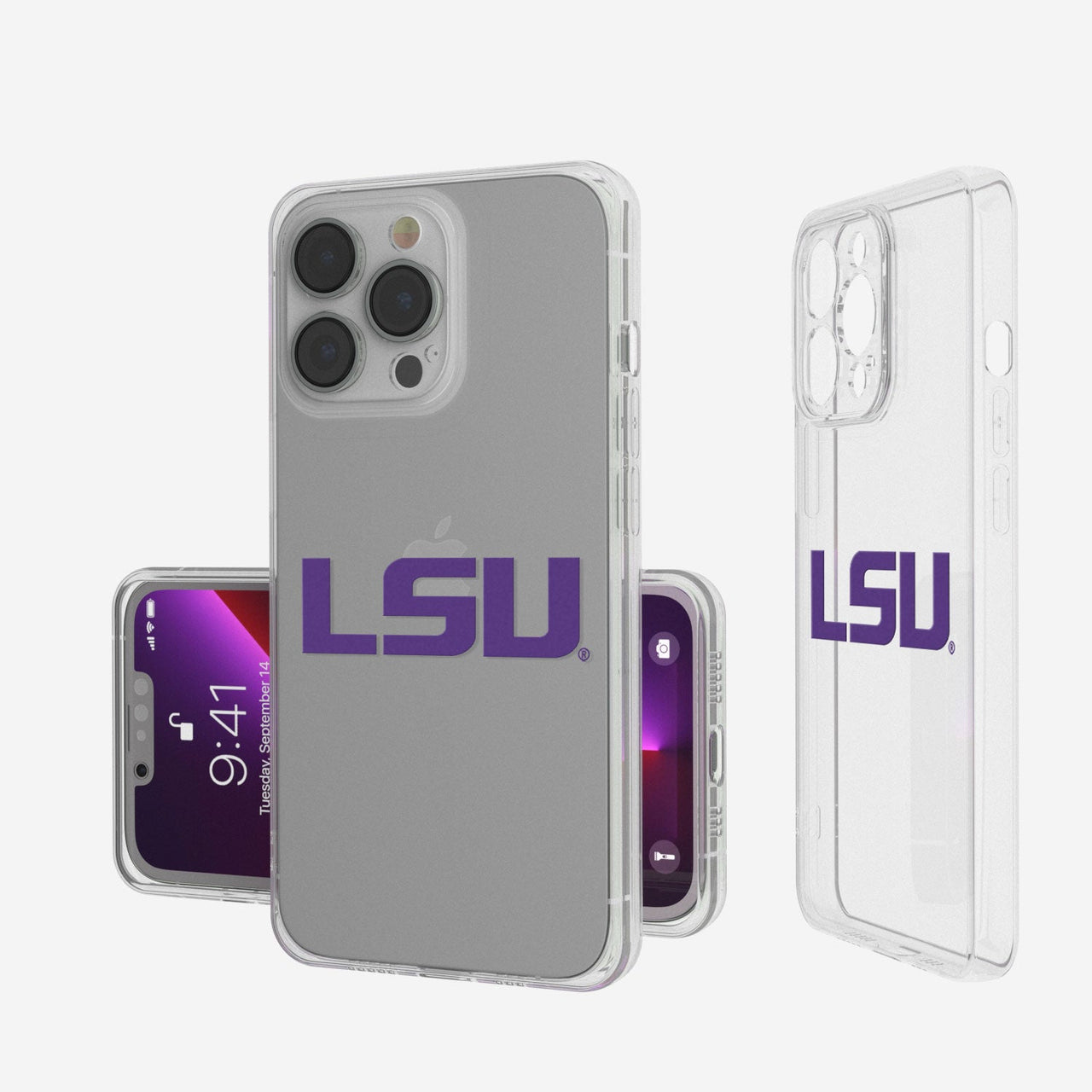 Louisiana State University Tigers Insignia Clear Case-0