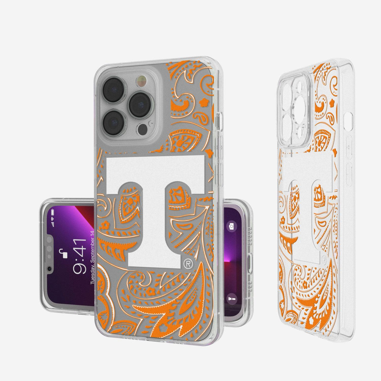 Tennessee Volunteers Paisley Clear Case-0