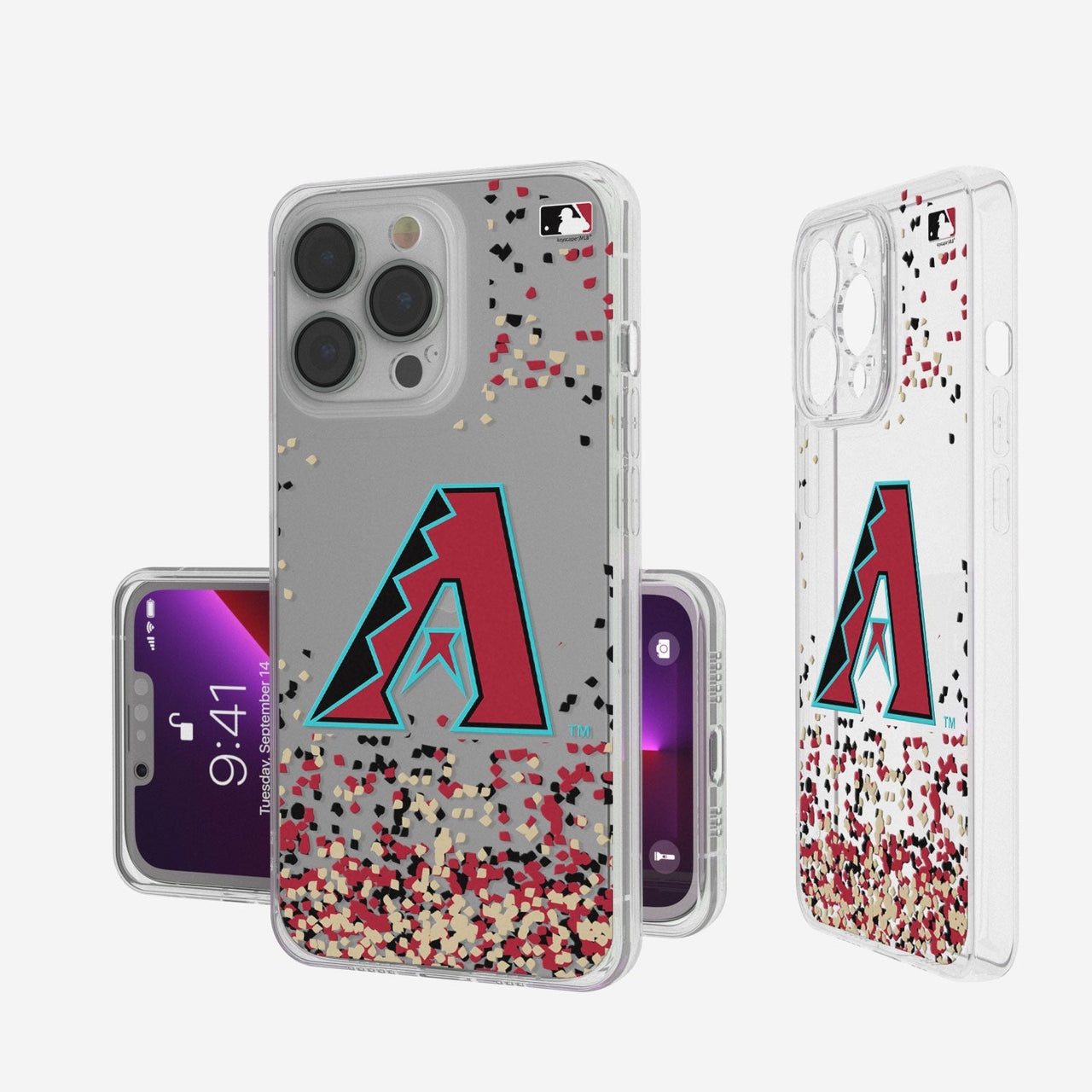 Arizona Diamondbacks Confetti Clear Case-0