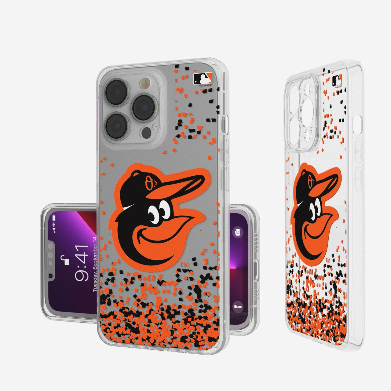 Baltimore Orioles Confetti Clear Case-0