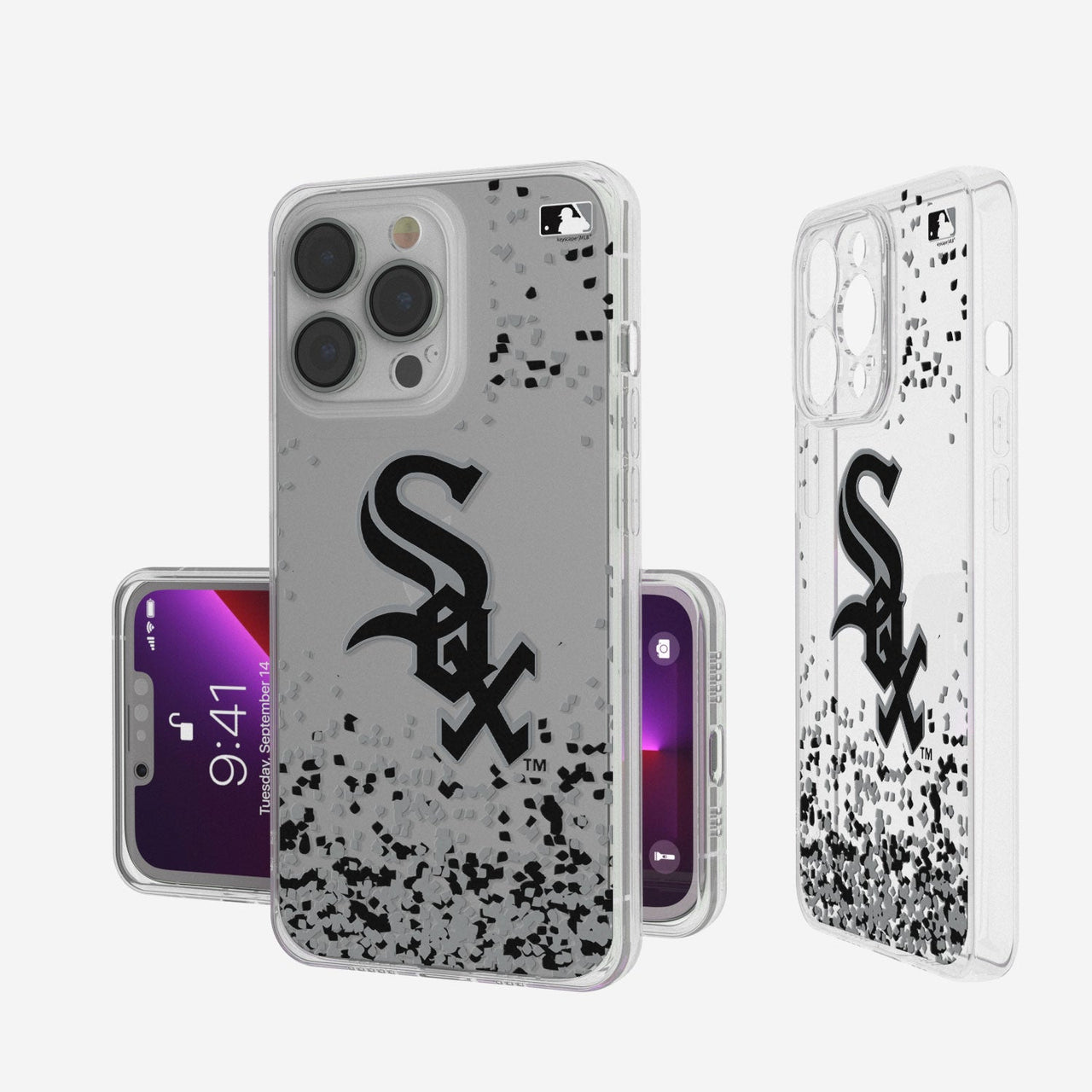 Chicago White Sox Confetti Clear Case-0