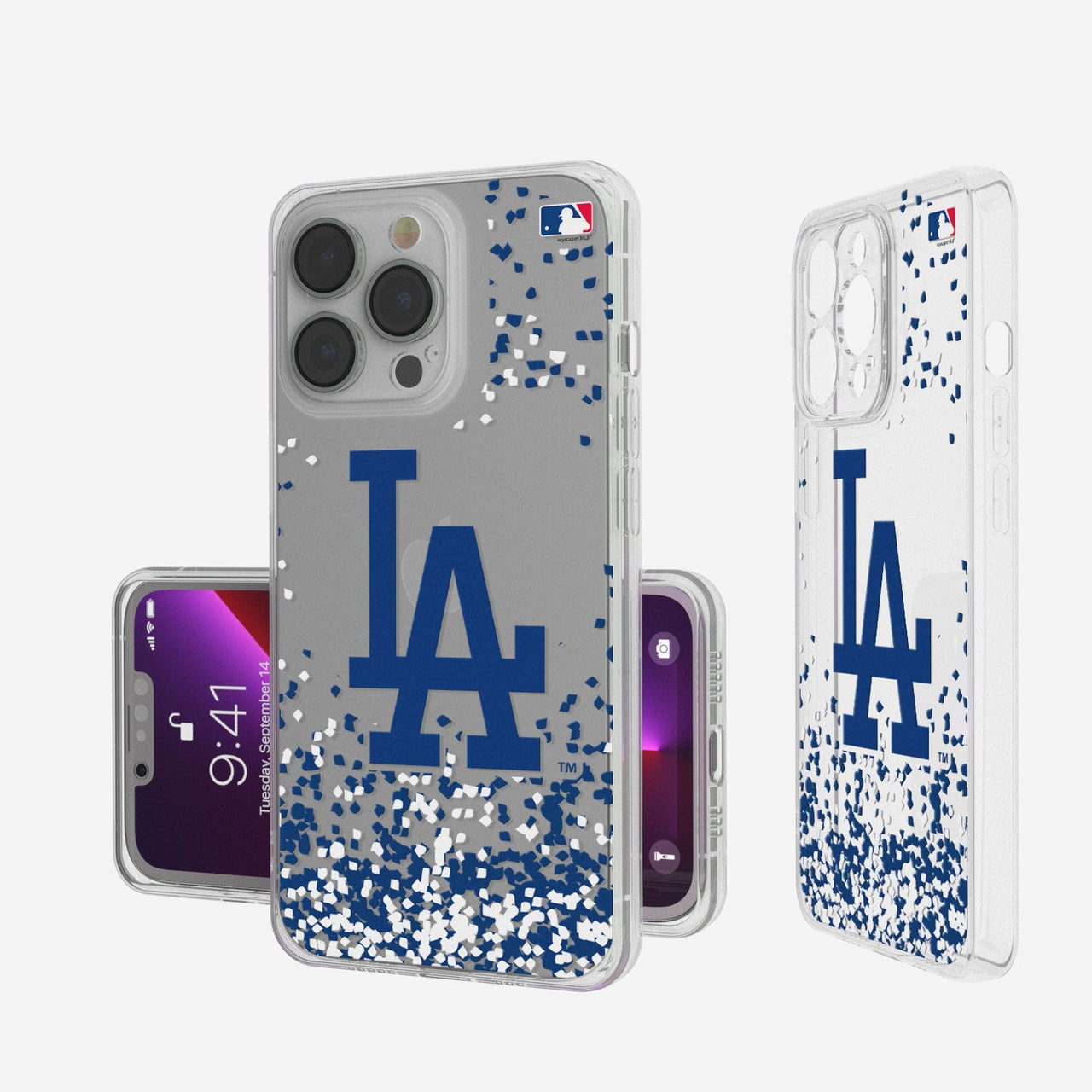 LA Dodgers Confetti Clear Case-0