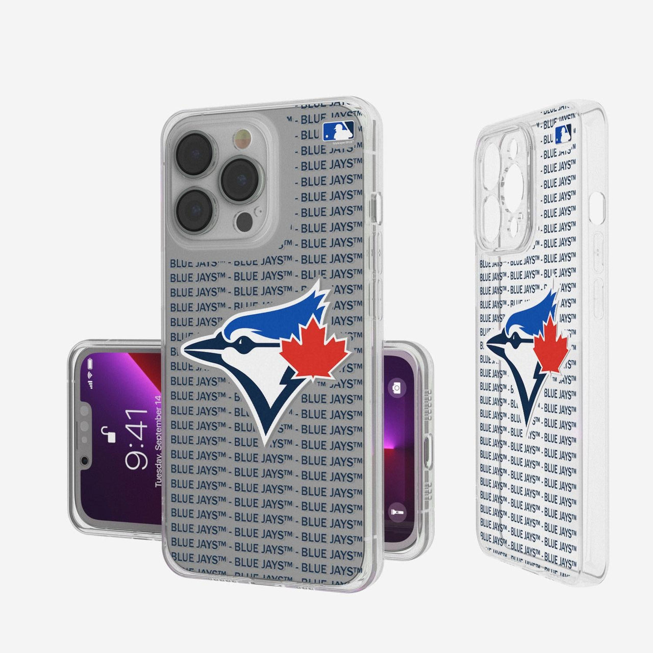 Toronto Blue Jays Blackletter Clear Case-0