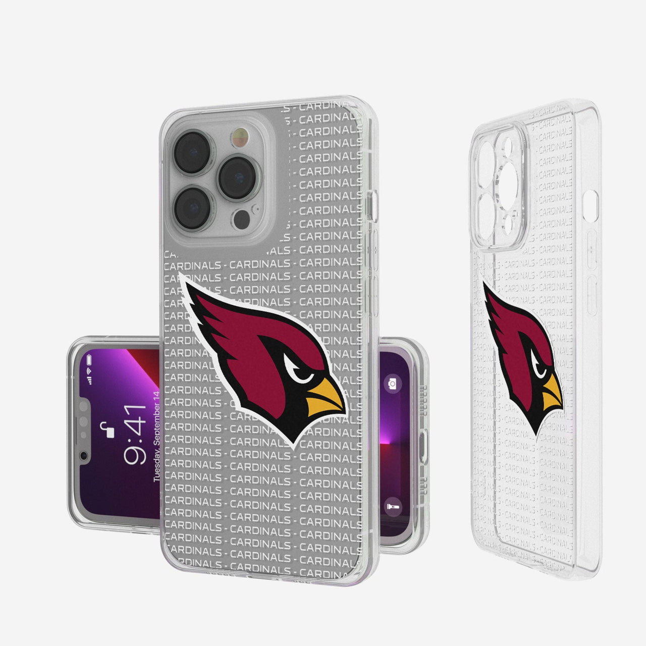 Arizona Cardinals Blackletter Clear Case-0