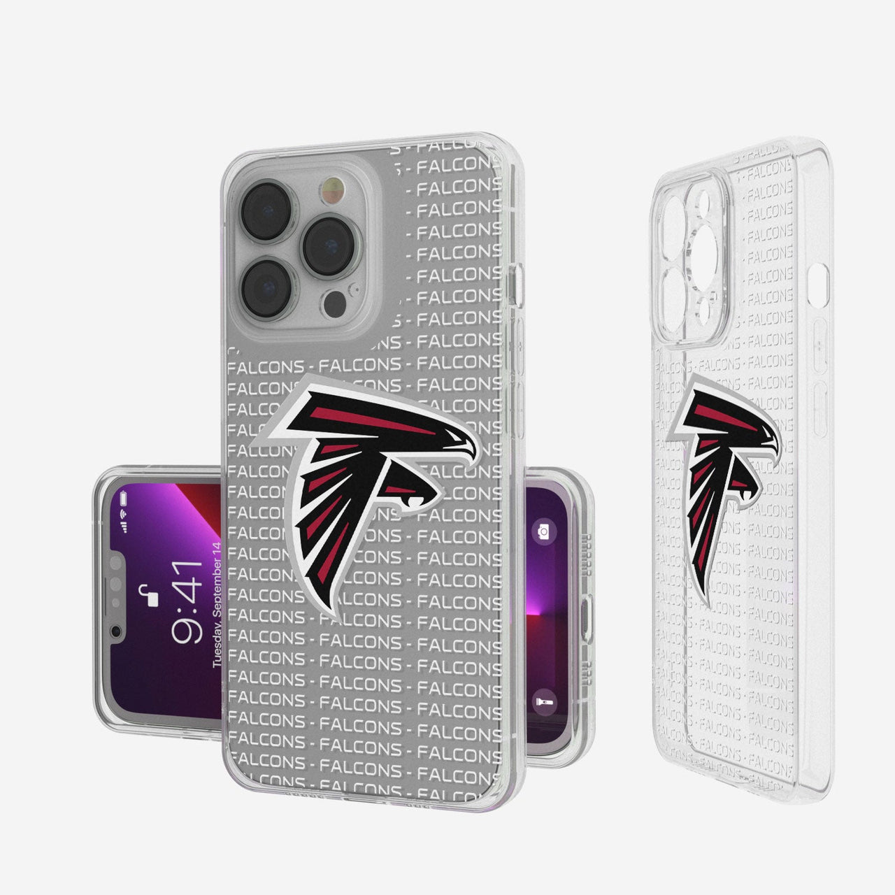 Atlanta Falcons Blackletter Clear Case-0