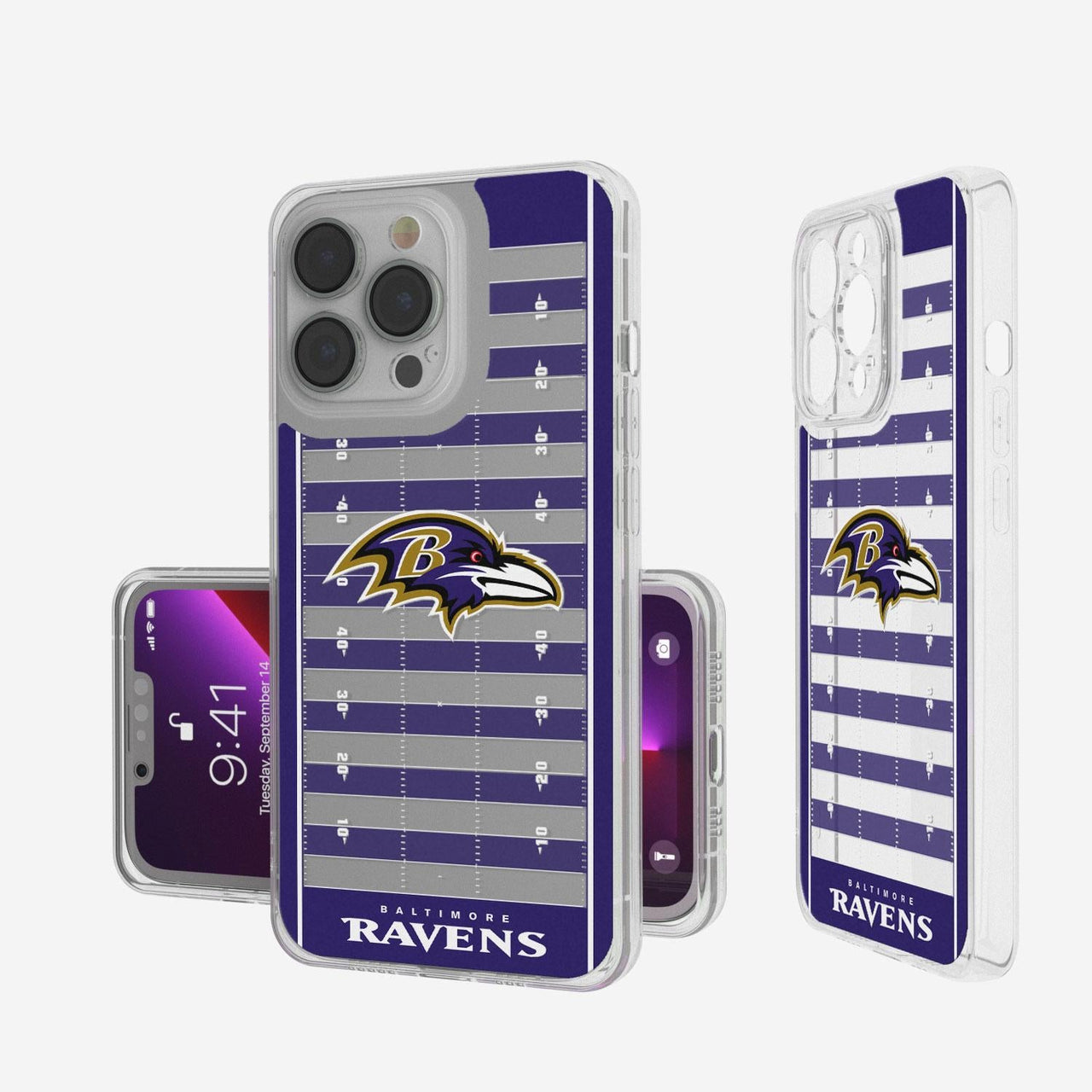 Baltimore Ravens Football Field Clear Case-0