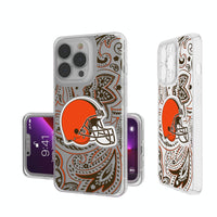 Thumbnail for Cleveland Browns Paisley Clear Case-0