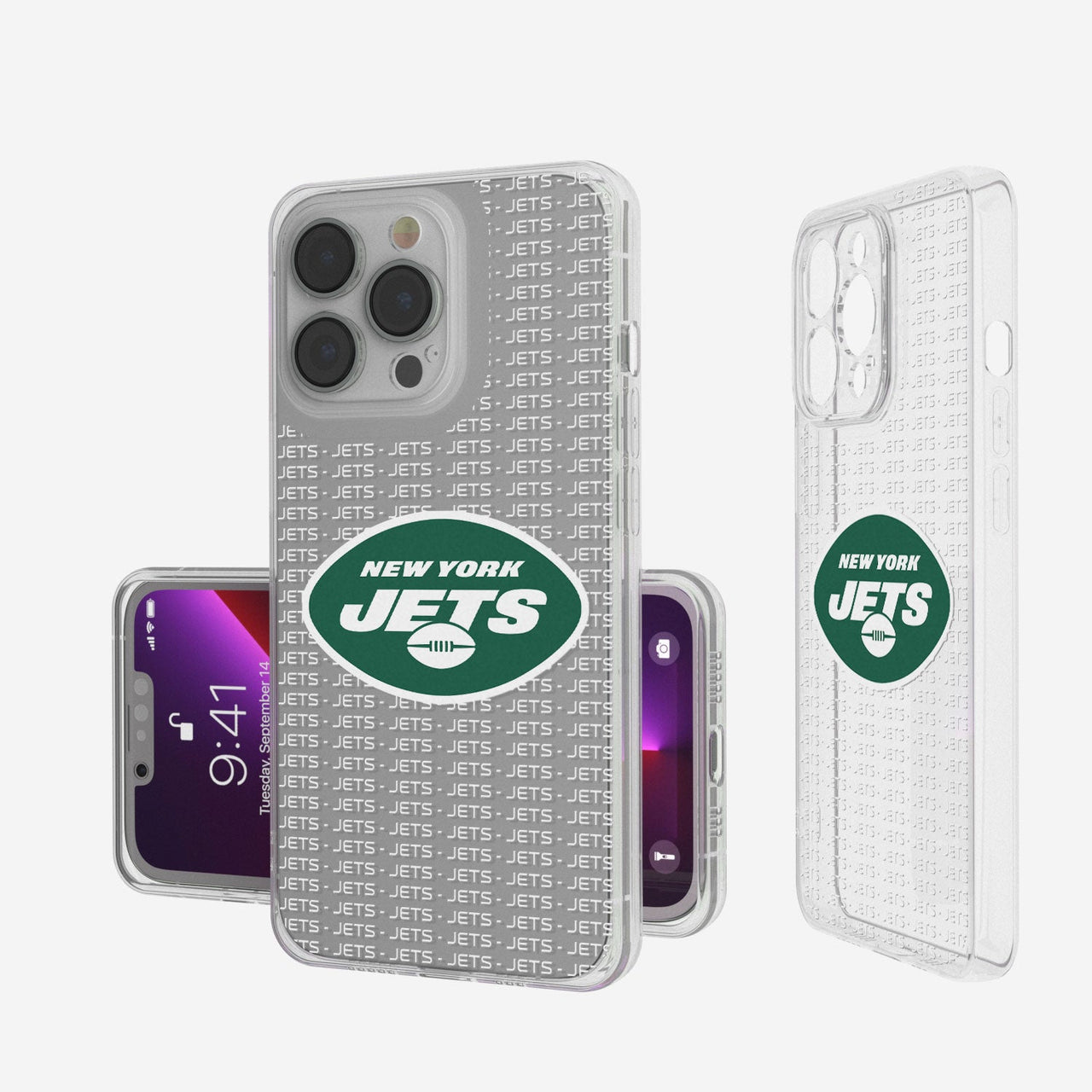 New York Jets Blackletter Clear Case-0