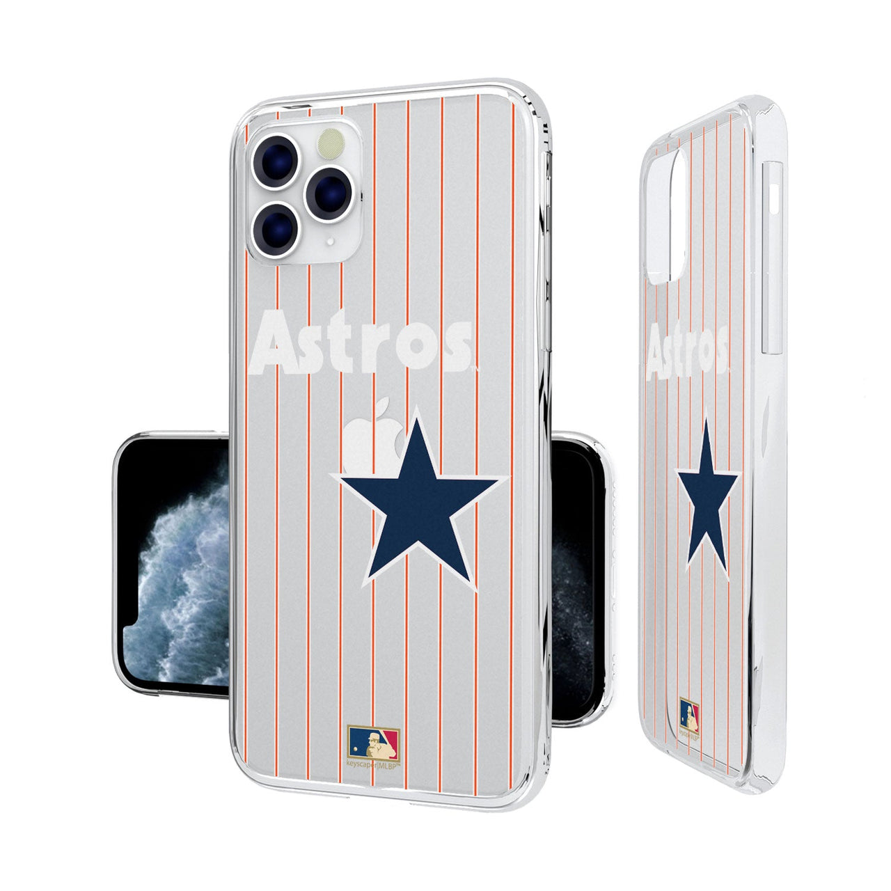 Houston Astros 1975-1981 - Cooperstown Collection Pinstripe Clear Case-8