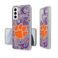 Thumbnail for Clemson Tigers Paisley Clear Case-1