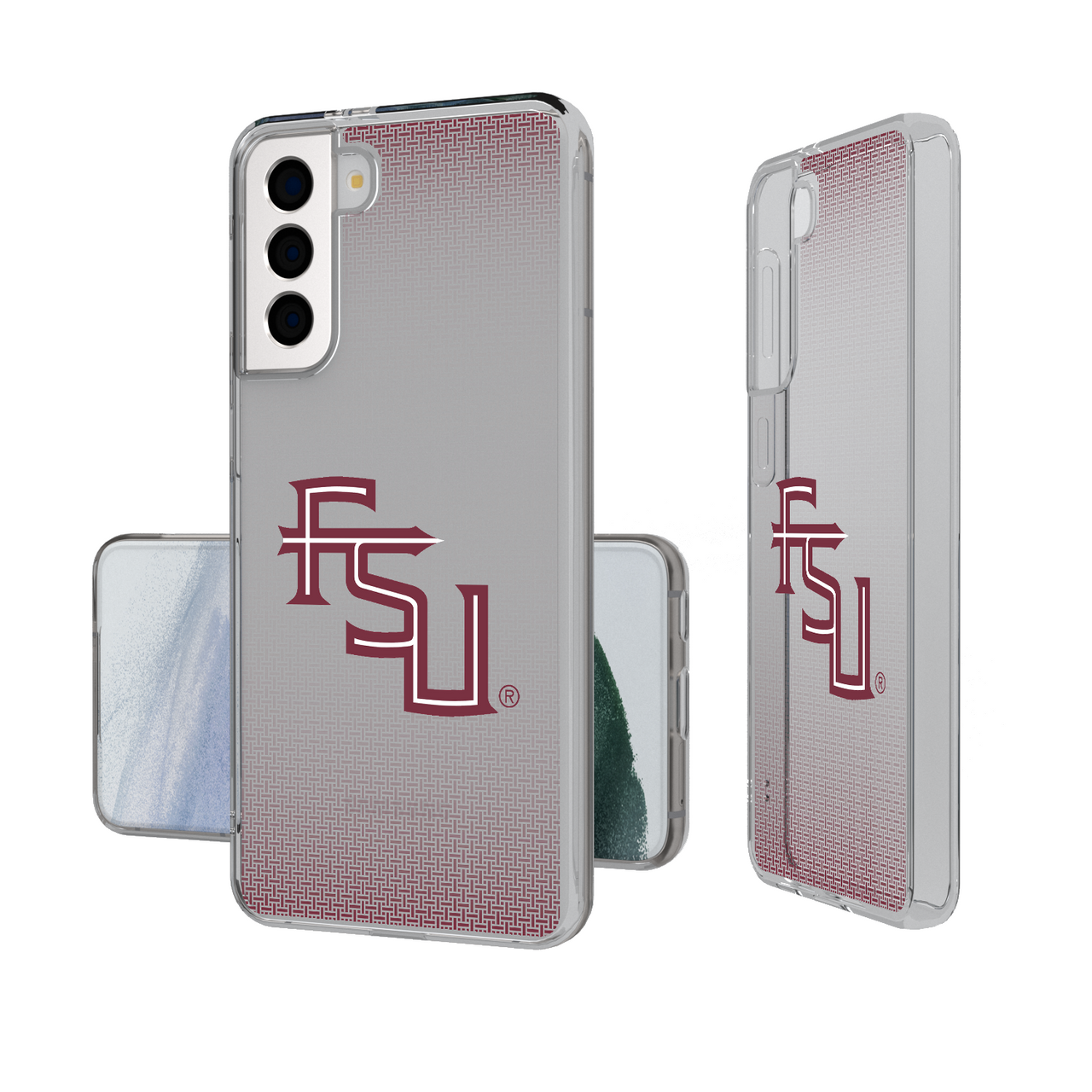 Florida State Seminoles Linen Clear Phone Case-1